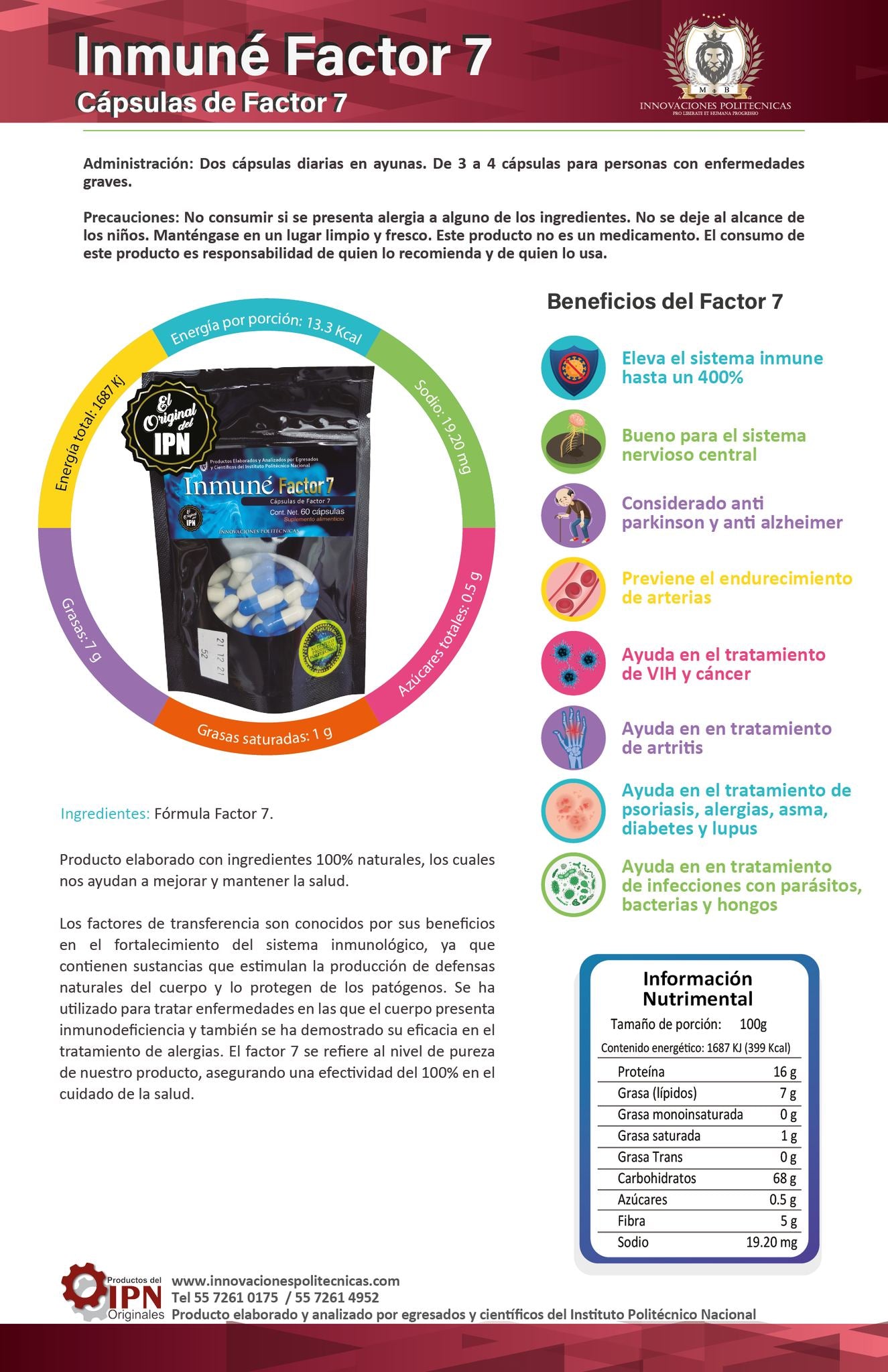 Inmune Factor 7 - 04 Pack