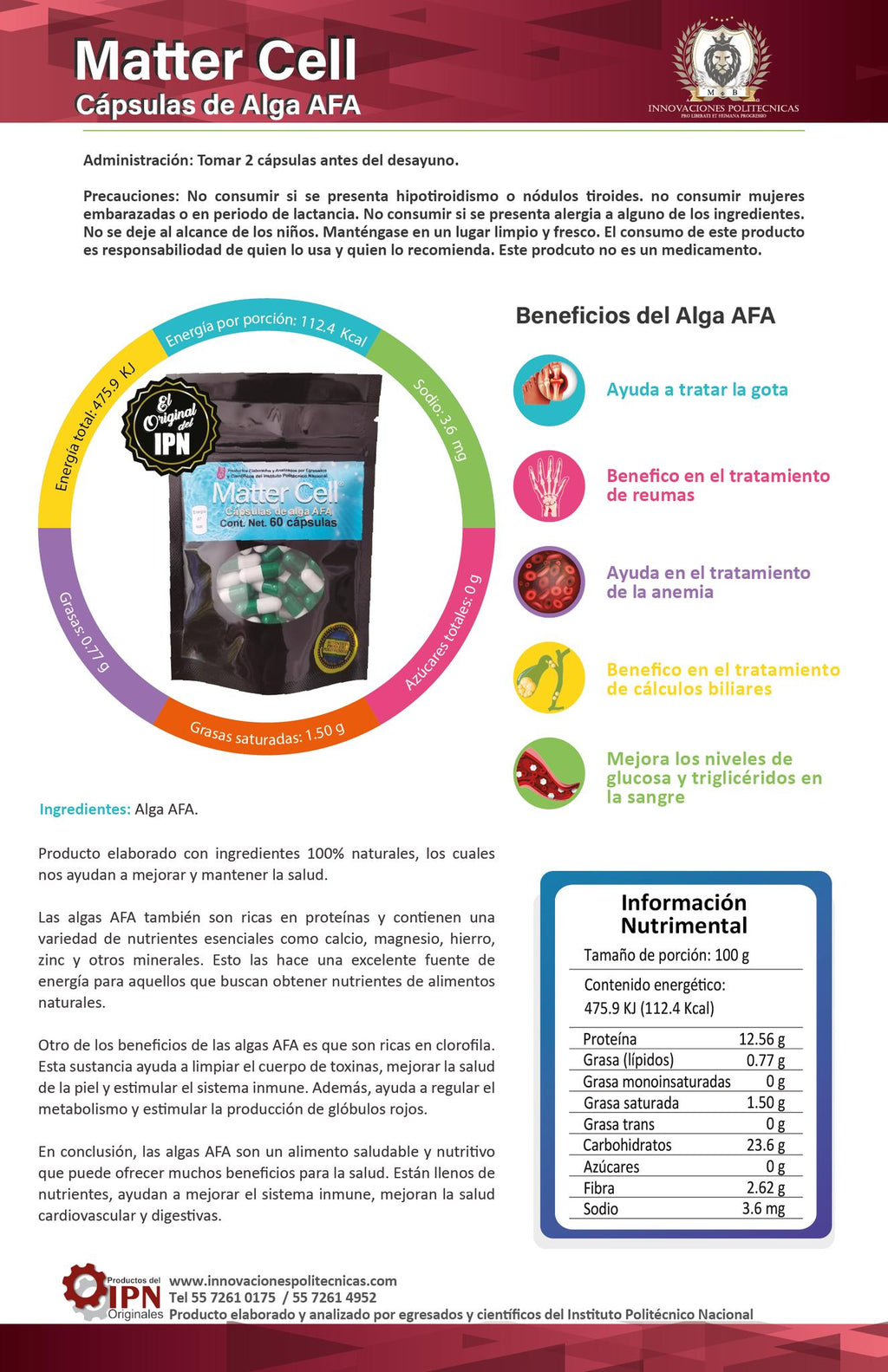 Matter Cell - Alga AFA 4 Pack